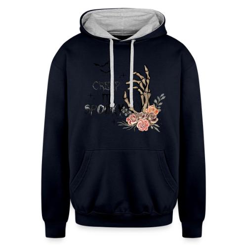 Creep it spooky - Unisex Contrast Hoodie