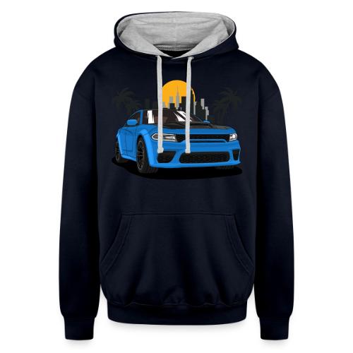 Charger Hellcat - Unisex Contrast Hoodie