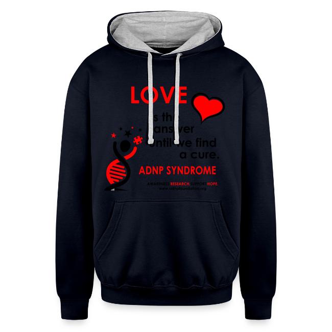 LOVE IS THE ANSWER Red and Black