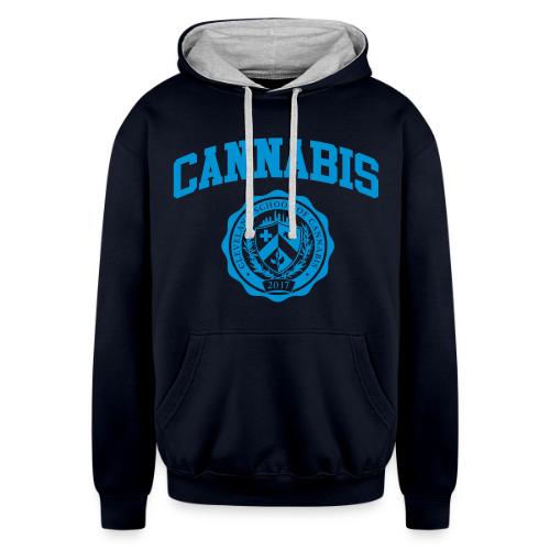 CANNABIS PRIDE - Unisex Contrast Hoodie