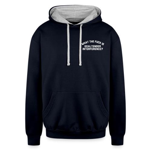 WTF GI (Left Breast) - Unisex Contrast Hoodie
