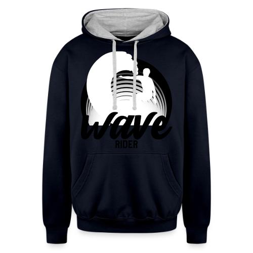 Wave Rider - Unisex Contrast Hoodie