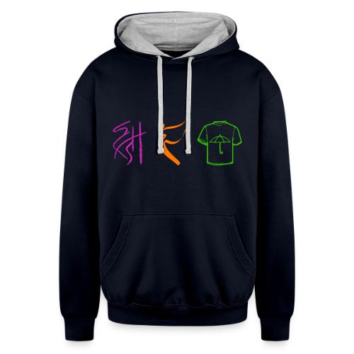 Official Logo - Color - Unisex Contrast Hoodie