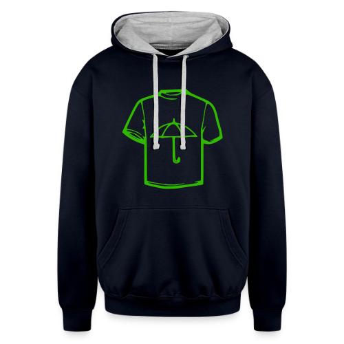 logo rainydayshirts color - Unisex Contrast Hoodie