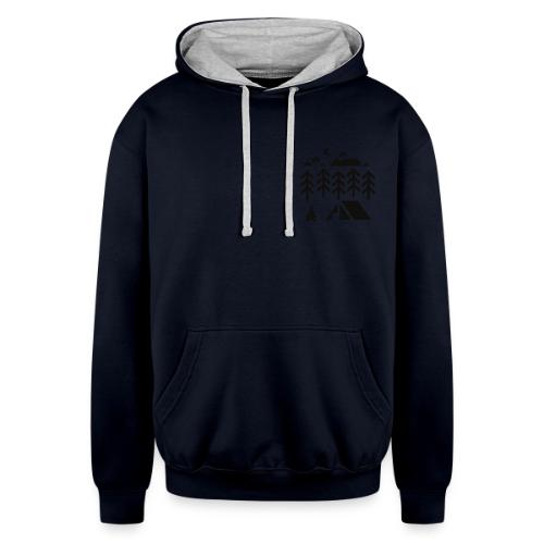 Bohemian Grove1 - Unisex Contrast Hoodie