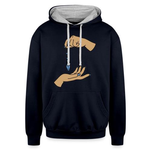 pendulum Crystal - Unisex Contrast Hoodie