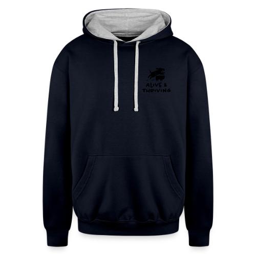 Alive Thriving Animal Behavior Program - Unisex Contrast Hoodie
