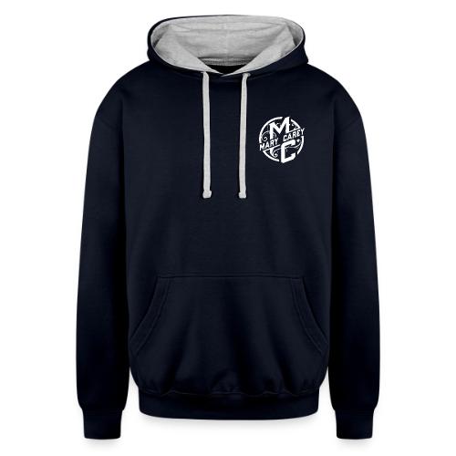 Mary Carey MC Logo/ for Governor Double Sided - Unisex Contrast Hoodie