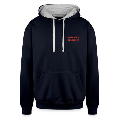 WELCOME BACK, COMRADE! - Unisex Contrast Hoodie