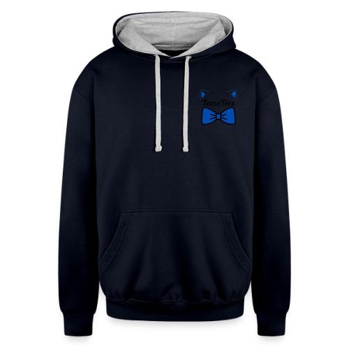 TomoTees Logo - Unisex Contrast Hoodie