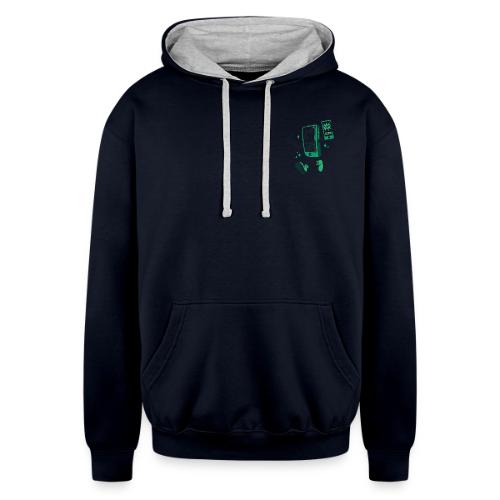The Call Phone-Union - Unisex Contrast Hoodie