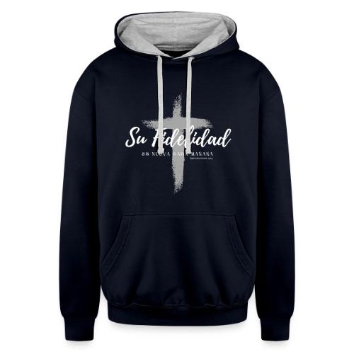 Su Fidelidad es nueva cada mañana - Unisex Contrast Hoodie