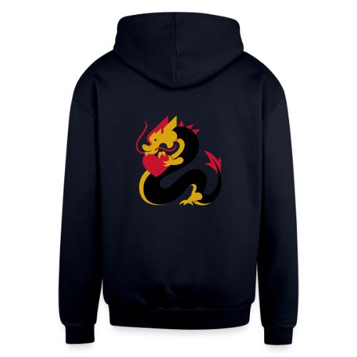 Core Values Dragon Kindness - Unisex Contrast Hoodie