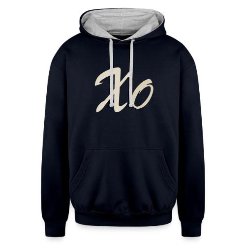 Gold Logo - Unisex Contrast Hoodie