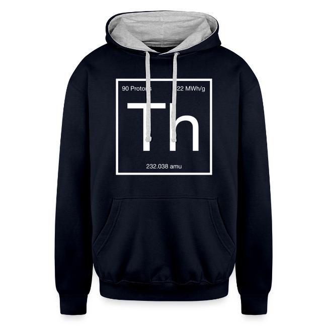 Thorium. Double-sided design. White text.