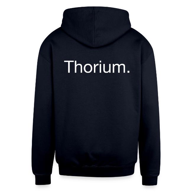 Thorium. Double-sided design. White text.