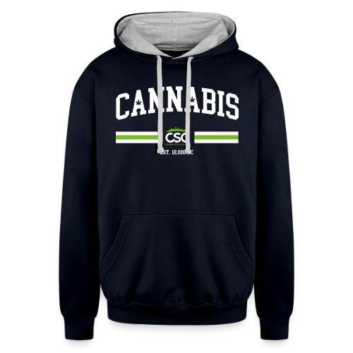 Cannabis Origins - Unisex Contrast Hoodie