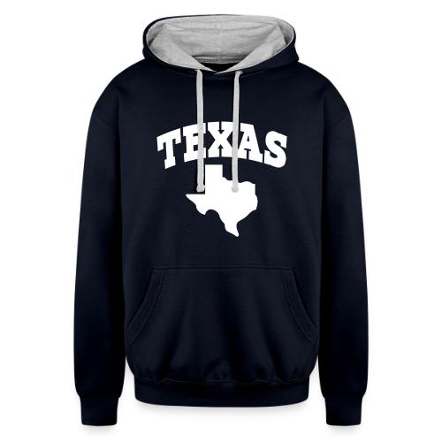 Texas - Unisex Contrast Hoodie