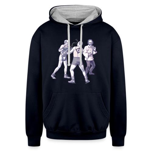 Pugilists of the ID & Ego - Unisex Contrast Hoodie
