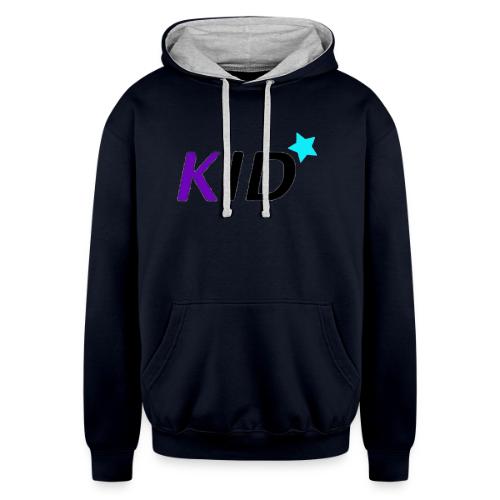 New KID Logo (Orlando Pride) - Unisex Contrast Hoodie