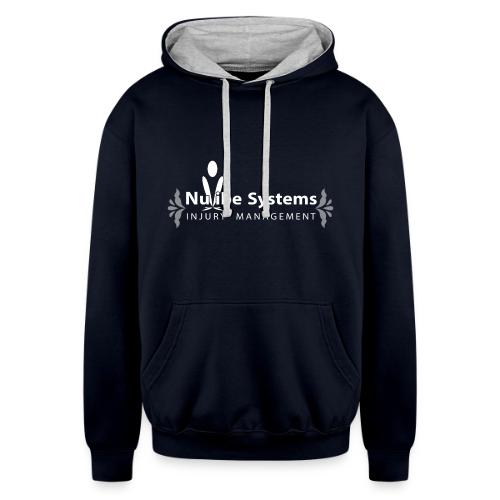 NuVibe Systems - Know Pain (BLKs) - Unisex Contrast Hoodie
