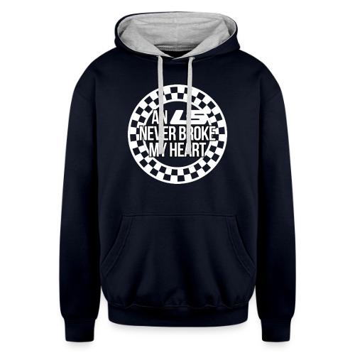 An LS Never Broke My Heart - Unisex Contrast Hoodie