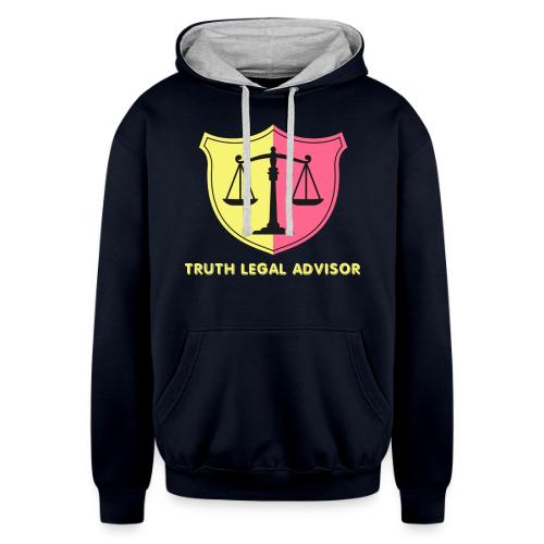 Truth legal advisor. - Unisex Contrast Hoodie