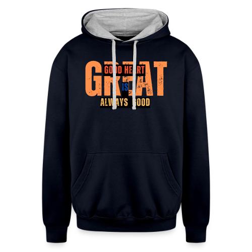 Quote Designs - Unisex Contrast Hoodie