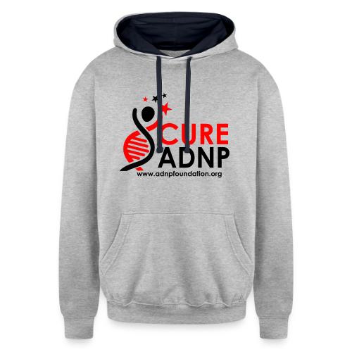 ADNP KRF NEW LOGO no shadow - Unisex Contrast Hoodie