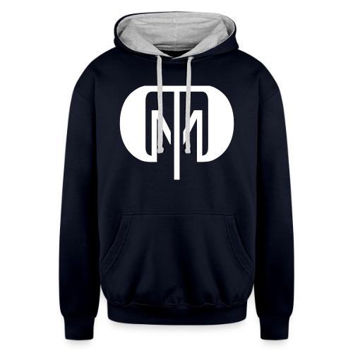 Dream Machine Alt Logo - Unisex Contrast Hoodie