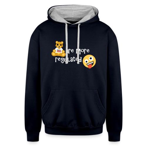 Regulate Teddy bears - Unisex Contrast Hoodie