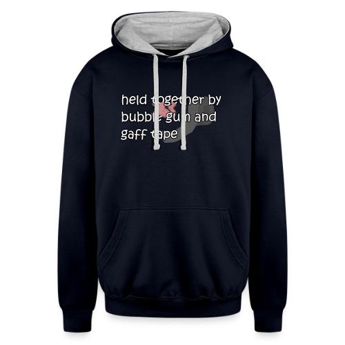 What Holds Theatre Together - Unisex Contrast Hoodie