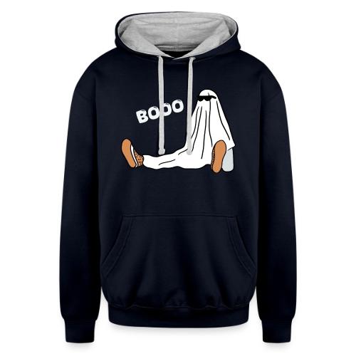 Ghost design - Unisex Contrast Hoodie