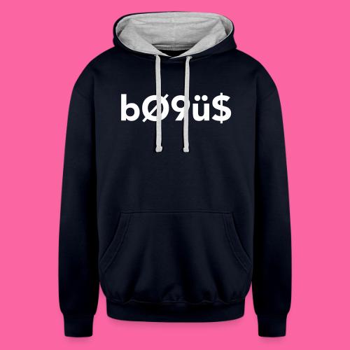 Entirely Bogus - Unisex Contrast Hoodie