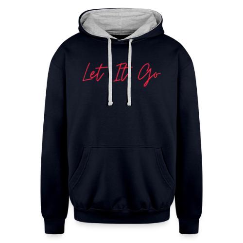 Let It Go - Unisex Contrast Hoodie