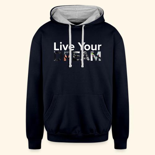 Live Your Dream - SISFA 2020 - Unisex Contrast Hoodie