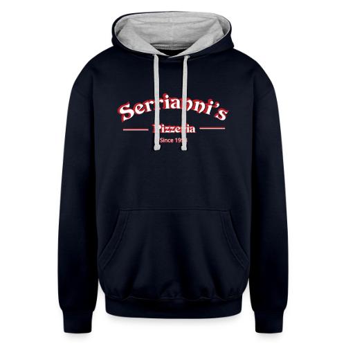 Serrianni's Pizzeria - Unisex Contrast Hoodie