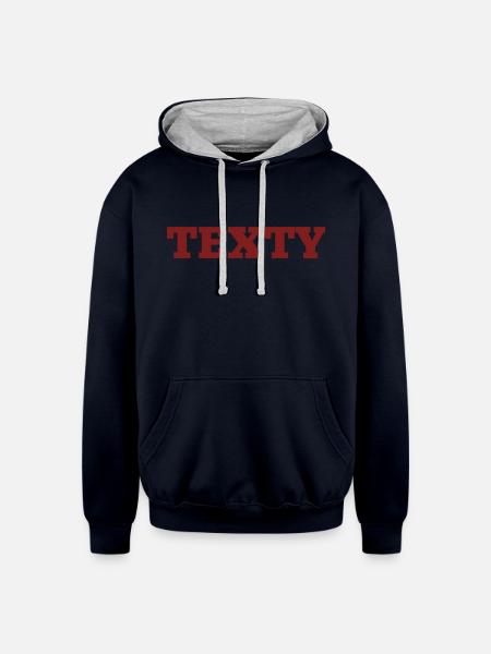 Dancing - Unisex Contrast Hoodie - navy/heather gray