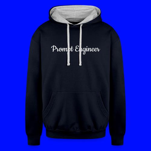prompt engineer - Unisex Contrast Hoodie