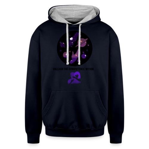 Unleash The Omnipotence Within - Unisex Contrast Hoodie