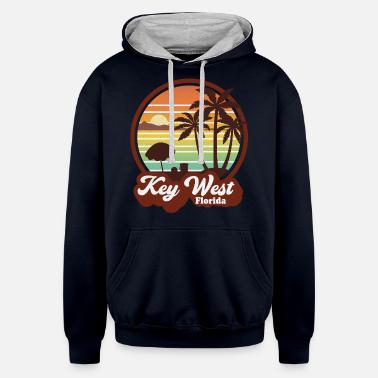 Vintage Key West Florida Retro 60s 70s' Unisex Two-Tone Vintage Key West Florida Retro 60s 70s' Unisex Two-Tone
