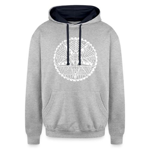 Corpsewood Baphomet - Unisex Contrast Hoodie