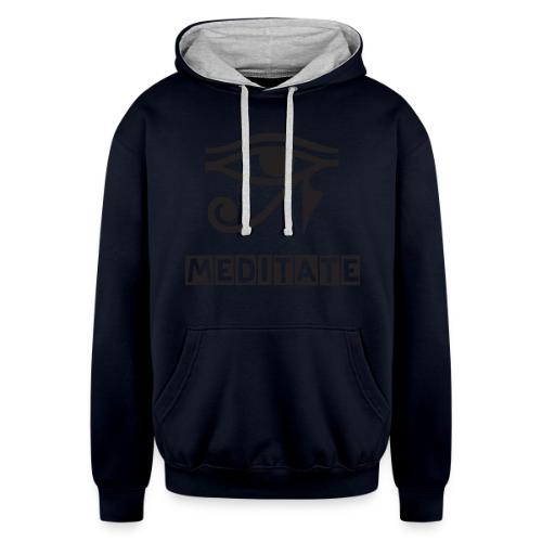 EYE MED DSGN TRNSP - Unisex Contrast Hoodie