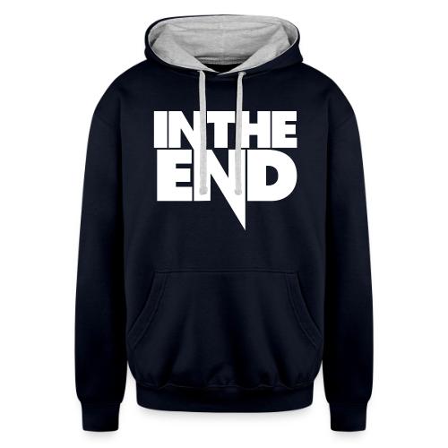 M2M White Logo - Unisex Contrast Hoodie