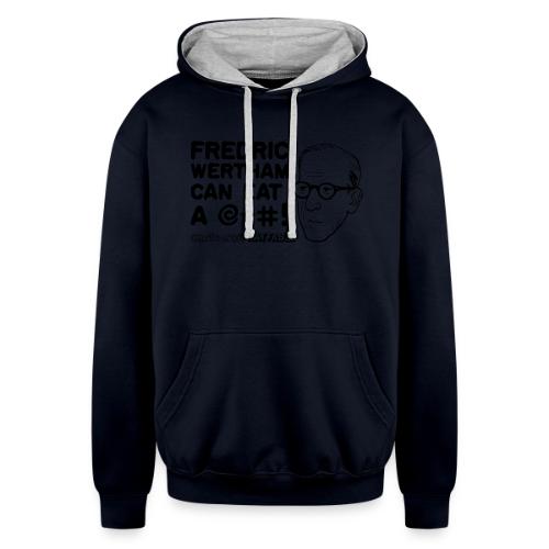 Fredric Wertham Can Eat A @*#! - Unisex Contrast Hoodie