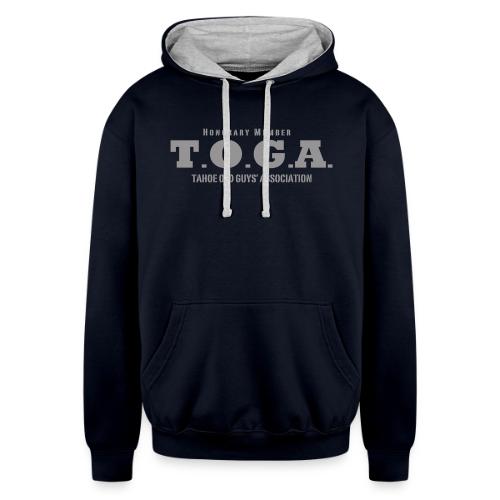 T.O.G.A. TOGA - Tahoe Old Guys' Association - Unisex Contrast Hoodie