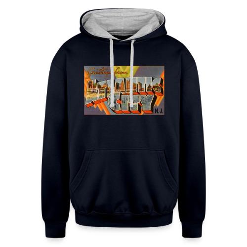 Atlantic City 1955 - Unisex Contrast Hoodie