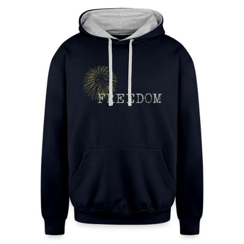 4th of July Celebration - Unisex Contrast Hoodie