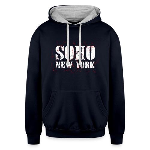 SOHO NYC - Unisex Contrast Hoodie