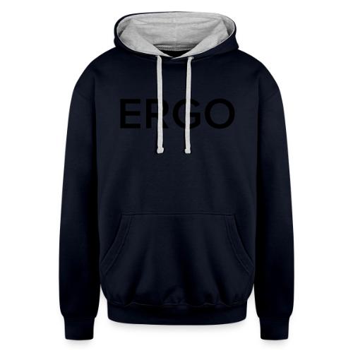 ERGO - Unisex Contrast Hoodie